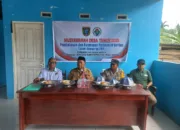 Bhabinkamtibmas Polsek Binuang Hadiri Musyawarah Desa dan Rapat Bulanan