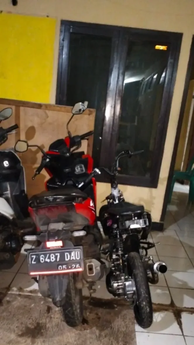 Polsek Wanaraja Amankan 2 Kendaraan Roda Dua Diduga Akan Digunakan Balapan Liar
