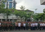 PATMOR GARNISUN KODIM 1408/MKS Gelar Apel Kesiapan Pengamanan Malam Pergantian Tahun Baru 2025–2026 Di Kota Makassar