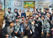 SATLINMAS KECAMATAN TAMALATE BERSATU DALAM PENGAWASAN DAN PENERIMAAN KEHADIRAN WALI KOTA MAKASSAR DAN FORKOPIMDA DI KELURAHAN MACCINI SOMBALA
