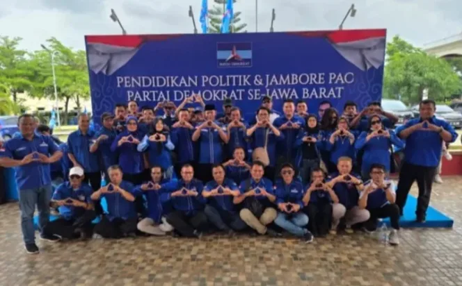 Puluhan Ketua DPAC Partai Demokrat Garut Ikuti Jambore dan Pendidikan Politik di Cirebon