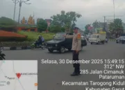 Menjelang H-2 Tahun Baru 2026 Bhabinkamtibmas Polsek Tarogong Kidul Aiptu Dadan Sopian Sigap