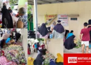 Pedagang Sayur Rp10 Ribu Bebas Pilih di Puspa Raya Jadi Daya Tarik Warga