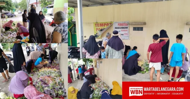 Pedagang Sayur Rp10 Ribu Bebas Pilih di Puspa Raya Jadi Daya Tarik Warga