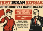 PKWT Bukan Sepihak ! Kontrak Di Putus Wajib Bayar ini : Uang Ganti Rugi Dan Kompensasi