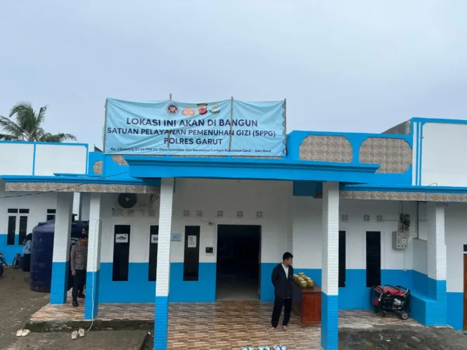 Kapolres Garut Tinjau Pembangunan SPPG Di Caringin