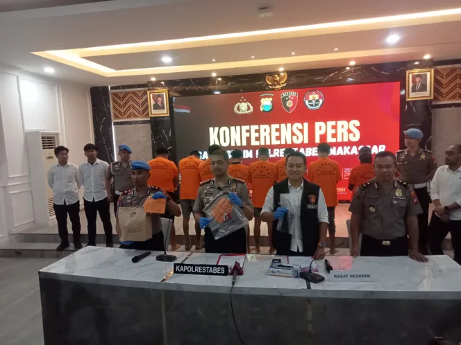 Kapolrestabes Makassar Ungkap Tiga Kasus Menonjol Akhir 2025 dan Awal 2026