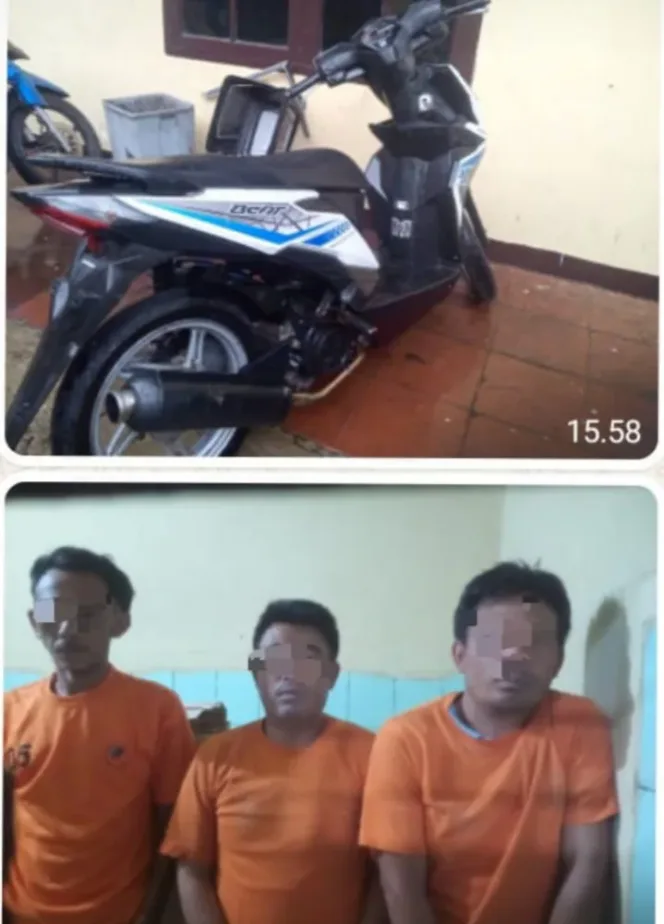 Team Naga Putih Unit Rekrim Polsek Tarogong Kidul Gerak Cepat Ungkap Kasus Curanmor R2 Beserta Penadahnya