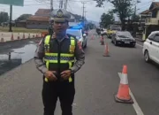 IPDA Ade Sulaeman Siaga: Pantauan Arus Lalu Lintas Bandung–Garut Masih Lancar dan Terkendali