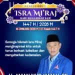 Ketua DPC Partai Demokrat Garut H. Aman Nurjaman,Berpesan: Hikmah Isra Miraj IMG_20260115_231133