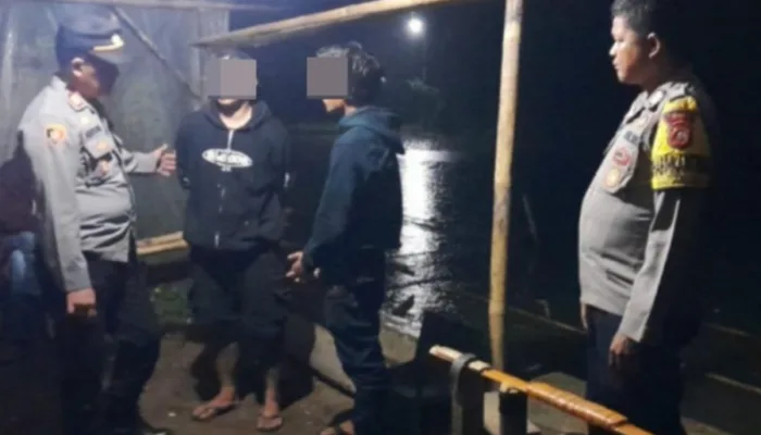 Polsek Wanaraja Gerebek Judi Adu Muncang, Delapan Orang Diamankan