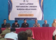 LPJ Ketua Bumdes Hegar Wangi Desa Ciwangi Sukses Tanpa Ada Interupsi