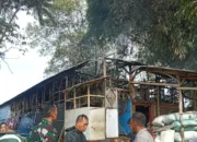Diduga Korsleting Listrik , Kandang Ayam Di Samarang Terbakar, Polisi Lakukan Cek TKP