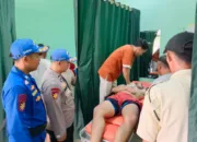 SatpolairudPolres Garut Tangani Laka Laut Di pantai Karang Papak, Satu Wisatawan Meninggal Dunia