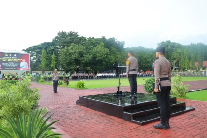 Wakapolda Sulsel Pimpin Apel Gelar Pasukan Operasi Keselamatan Pallawa 2026