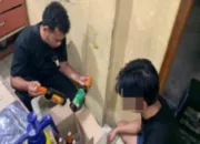 Sat Res Narkoba Polres Garut Amankan 11 Botol Miras Di Jalan Raya Samarang