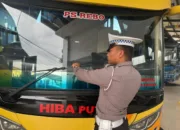 Satlantas Polres Garut Gelar Ramp Check Bus Di Terminal Guntur