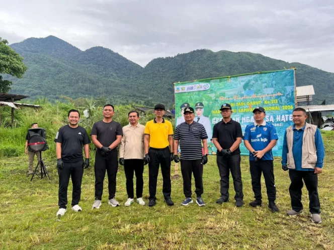 Polres Garut Bersama Instansi Terkait Aksi Bersih Lingkungan, Wujud Nyata Kepedulian Di Hari Jadi Garut Ke-213