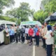 Dandim 1408/Makassar Mendampingi  Komisi IX DPR RI Giat Kunjungan Kecamatan Makassar Di Kota Makassar
