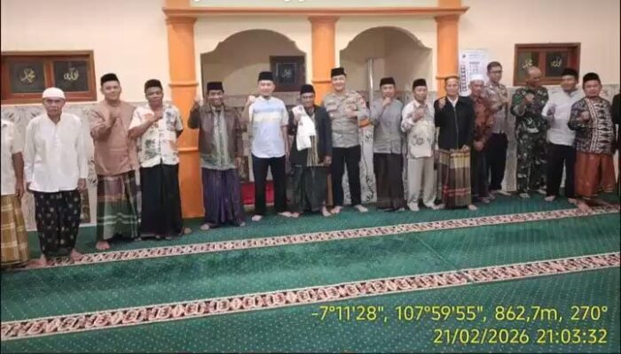 Polsek Wanaraja Gelar Safari Ramadhan,  Kegiatan Tarawih Keliling Selama Bulan Ramadhan