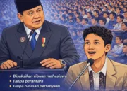 Ketua BEM UGM Layangkan Tantangan Debat Terbuka Kepada Presiden Prabowo Subianto