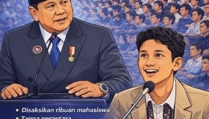 Ketua BEM UGM Layangkan Tantangan Debat Terbuka Kepada Presiden Prabowo Subianto