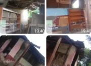Sebagian Ruang Kelas SDN Mekarsari 3 Cibatu Ambruk