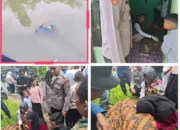 Polsek Bungbulang Lakukan Pengecekan Penemuan Mayat Di Sungai Cisaat