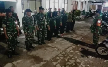 Koramil 1408-05/Mariso Gelar Patroli Bersama, Tingkatkan Keamanan Wilayah Hingga Dini Hari