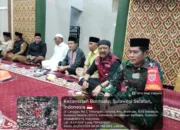 Babinsa Koramil 1408-04/Bontoala Hadiri Safari Ramadan 1447 H di Masjid Nurul Wathan Di kecamatan Bontoala