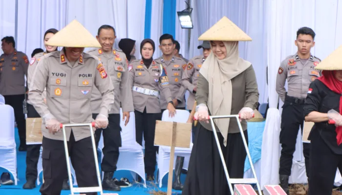 Polres Garut Tanam Jagung Serentak Kuartal I, Dukung Program Swasembada Pangan