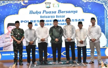 Dandim 1408/Makassar Hadiri Peringatan Nuzulul Qur’an dan Buka Puasa Bersama di Polrestabes Makassar