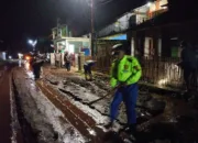 Polsek Pasirwangi Dan Unsur Forkopimcam Sigap Tanggapi Bencana Hidrometeorologi