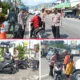 Polsek Leles Gencar Tertibkan Knalpot Brong, 6 Kendaraan Diamankan