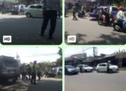 Razia Gabungan Penertiban Pajak Kendaraan di Jalan Guntur, Garut